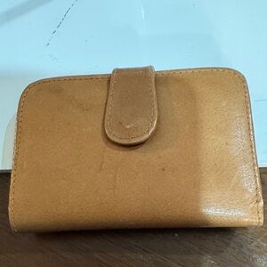 Vintage Tan Leather Wallet